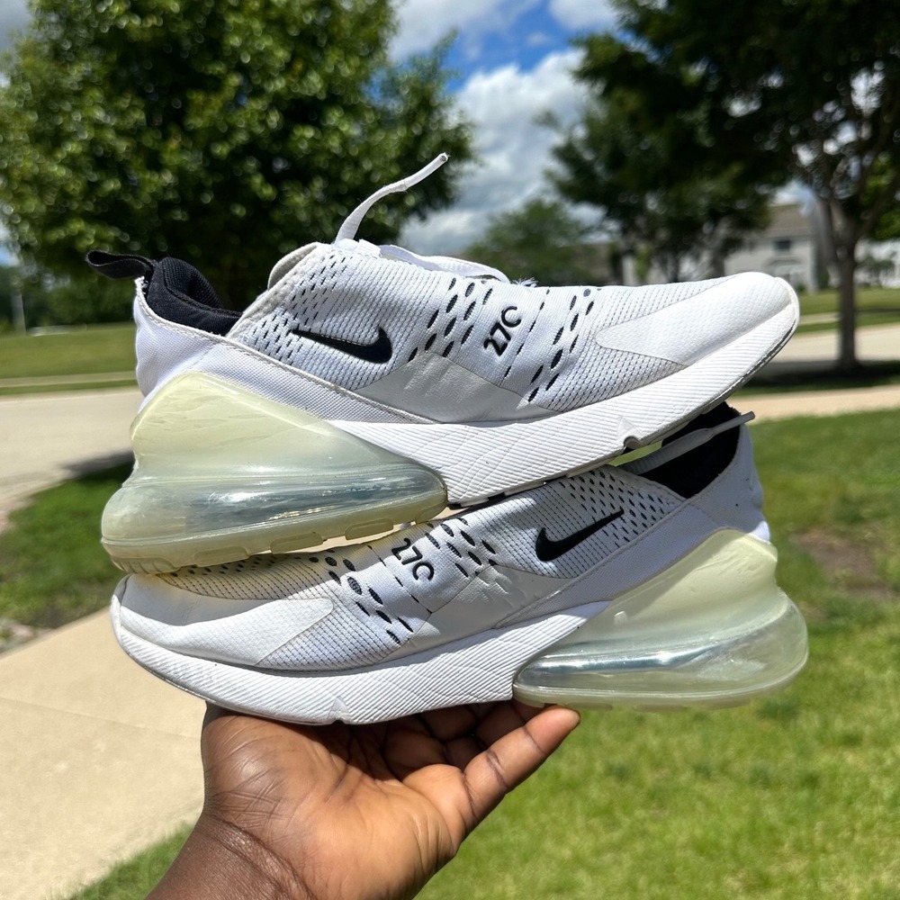 Nike Air Max 270 Women's Athletic Shoes Size 9 White - Picture 9 of 10
